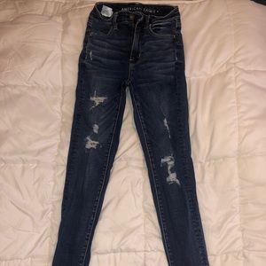 American Eagle super high rise jegging